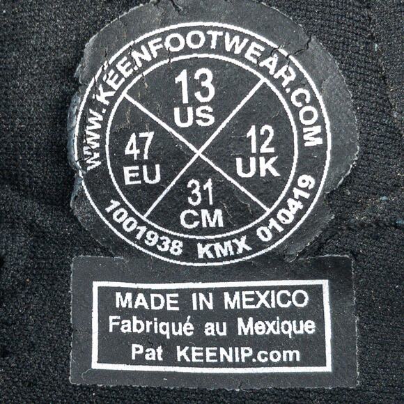 Keen Sandals Waterproof Men's Size 13 Adjustable Blue Black Anatomic Footbed - Picture 5 of 10